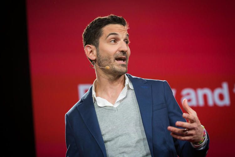 Guy Raz on TED stage 0